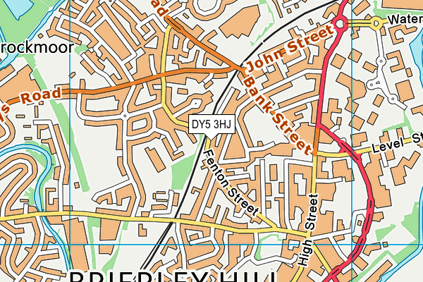 DY5 3HJ map - OS VectorMap District (Ordnance Survey)