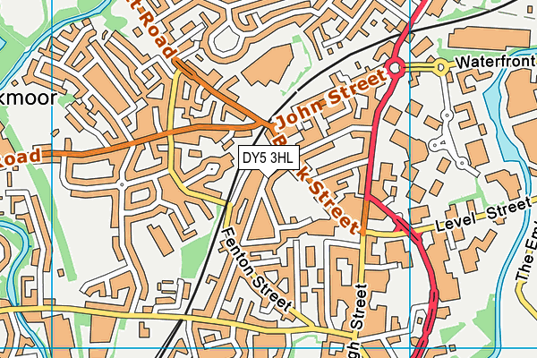 DY5 3HL map - OS VectorMap District (Ordnance Survey)