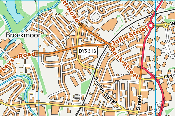 DY5 3HS map - OS VectorMap District (Ordnance Survey)