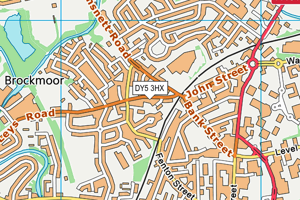 DY5 3HX map - OS VectorMap District (Ordnance Survey)