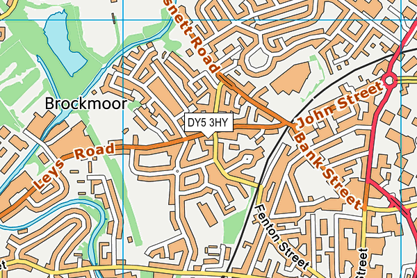 DY5 3HY map - OS VectorMap District (Ordnance Survey)