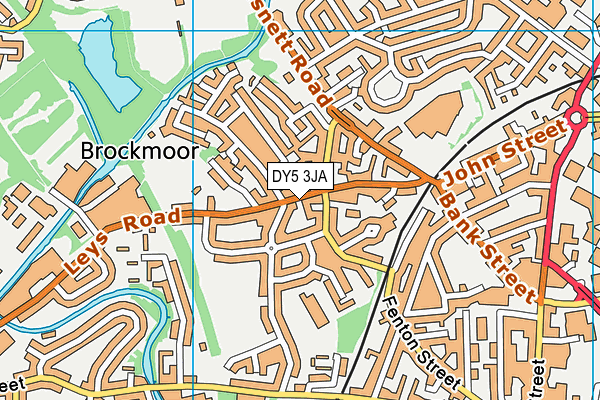 Map of DY BROCKMOOR LIMITED at district scale