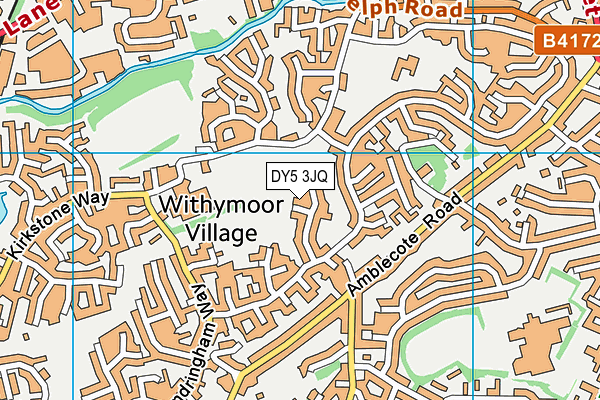DY5 3JQ map - OS VectorMap District (Ordnance Survey)