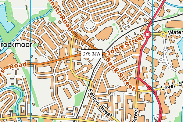 DY5 3JW map - OS VectorMap District (Ordnance Survey)