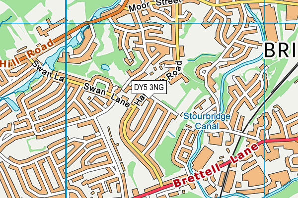 DY5 3NG map - OS VectorMap District (Ordnance Survey)