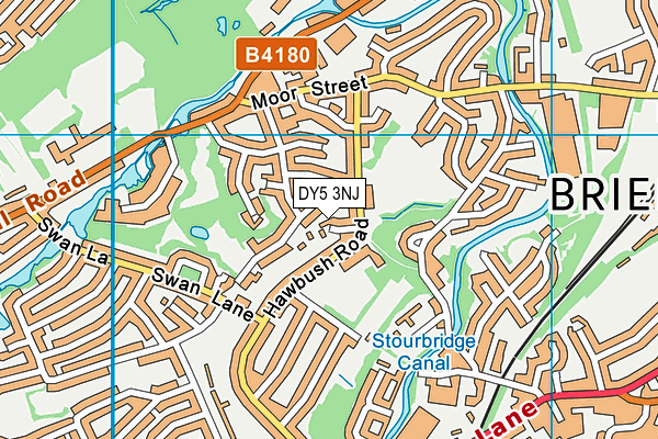 DY5 3NJ map - OS VectorMap District (Ordnance Survey)