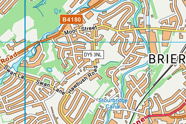 DY5 3NL map - OS VectorMap District (Ordnance Survey)