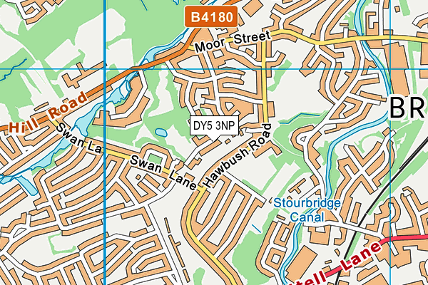 DY5 3NP map - OS VectorMap District (Ordnance Survey)