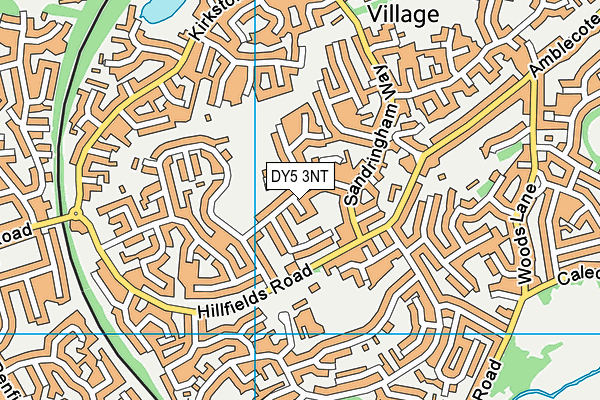 DY5 3NT map - OS VectorMap District (Ordnance Survey)