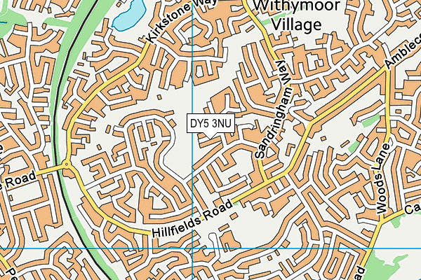 DY5 3NU map - OS VectorMap District (Ordnance Survey)
