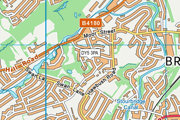 DY5 3PA map - OS VectorMap District (Ordnance Survey)