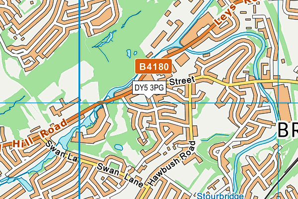 DY5 3PG map - OS VectorMap District (Ordnance Survey)