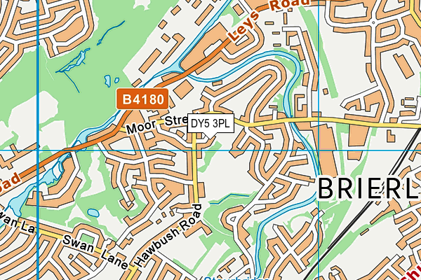 DY5 3PL map - OS VectorMap District (Ordnance Survey)