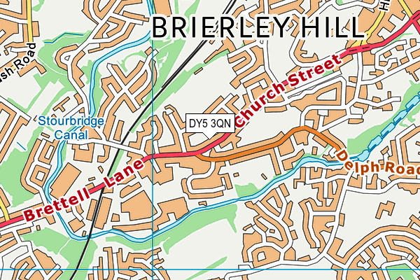 DY5 3QN map - OS VectorMap District (Ordnance Survey)