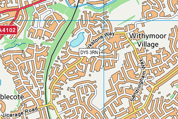 DY5 3RN map - OS VectorMap District (Ordnance Survey)