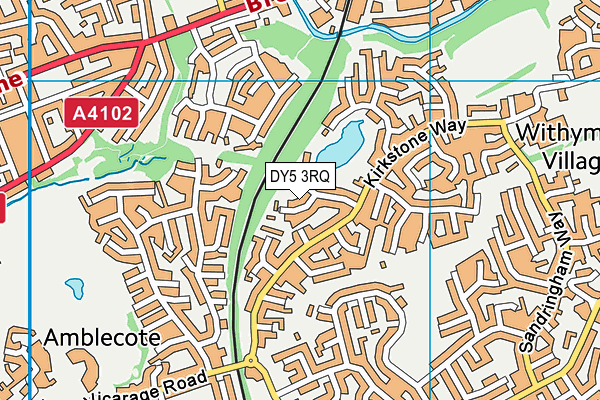 DY5 3RQ map - OS VectorMap District (Ordnance Survey)