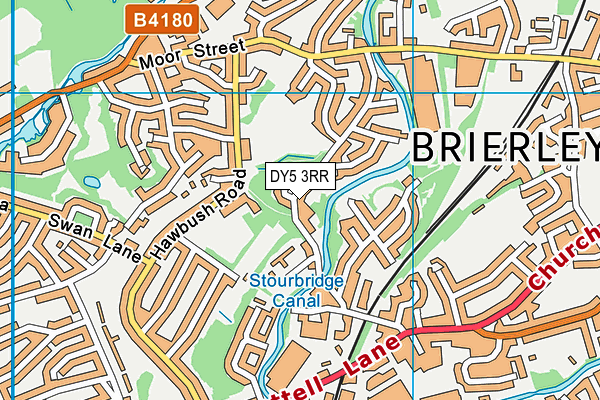 DY5 3RR map - OS VectorMap District (Ordnance Survey)