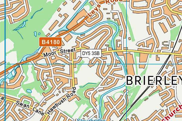 DY5 3SB map - OS VectorMap District (Ordnance Survey)