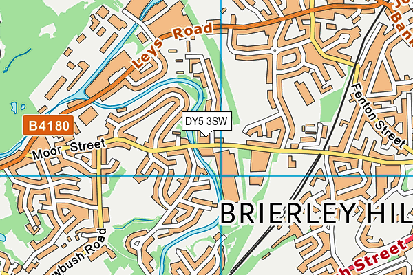 DY5 3SW map - OS VectorMap District (Ordnance Survey)