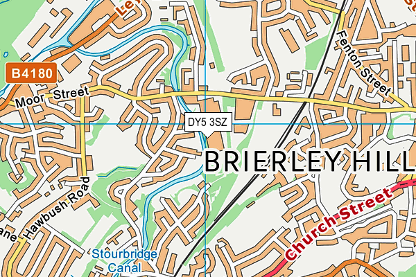 DY5 3SZ map - OS VectorMap District (Ordnance Survey)