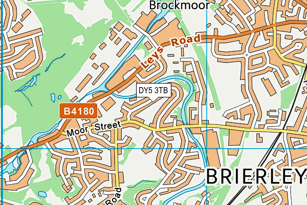 DY5 3TB map - OS VectorMap District (Ordnance Survey)