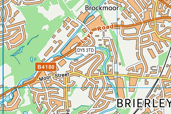 DY5 3TD map - OS VectorMap District (Ordnance Survey)