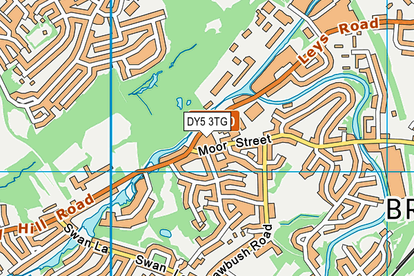 DY5 3TG map - OS VectorMap District (Ordnance Survey)