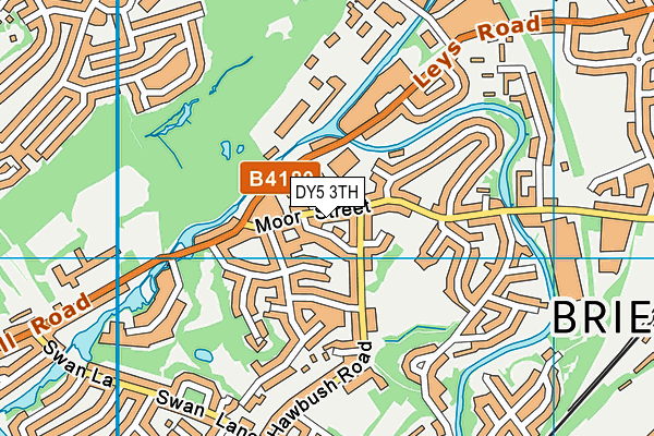 DY5 3TH map - OS VectorMap District (Ordnance Survey)