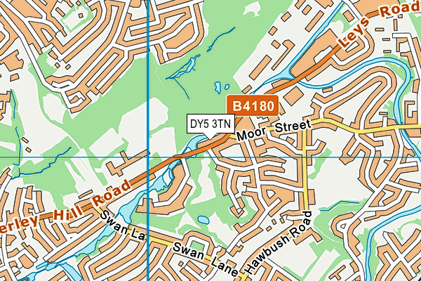 DY5 3TN map - OS VectorMap District (Ordnance Survey)