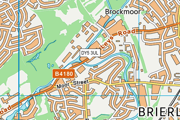 DY5 3UL map - OS VectorMap District (Ordnance Survey)