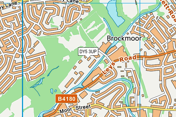 DY5 3UP map - OS VectorMap District (Ordnance Survey)