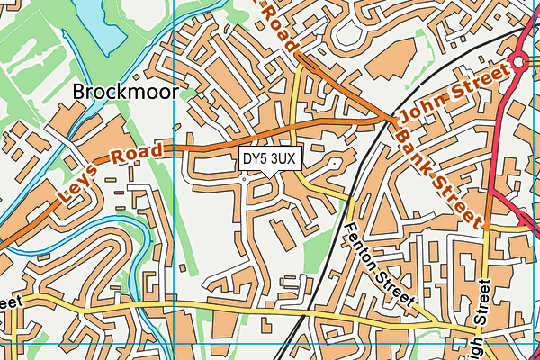 DY5 3UX map - OS VectorMap District (Ordnance Survey)