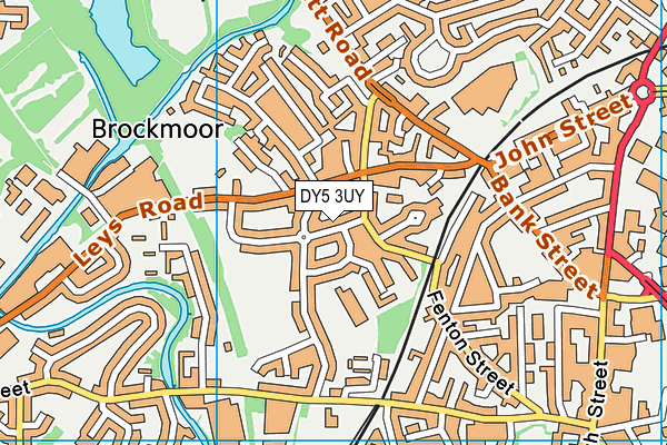 DY5 3UY map - OS VectorMap District (Ordnance Survey)