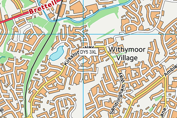 DY5 3XL map - OS VectorMap District (Ordnance Survey)