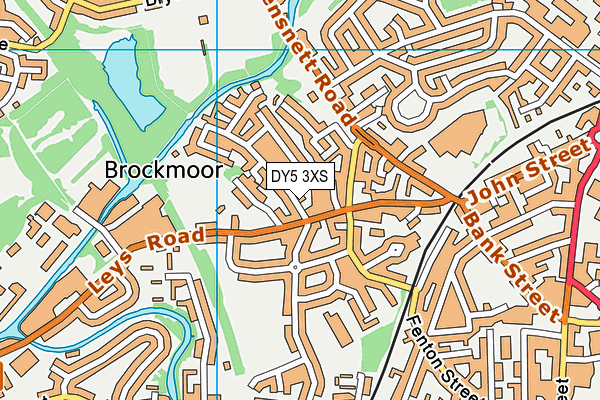 DY5 3XS map - OS VectorMap District (Ordnance Survey)