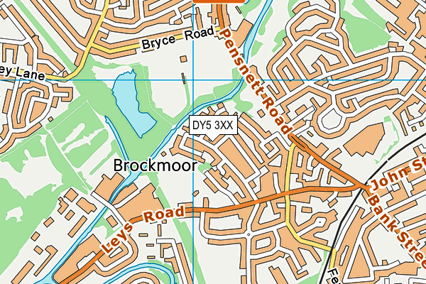 DY5 3XX map - OS VectorMap District (Ordnance Survey)