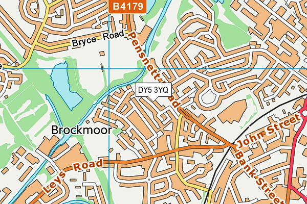 DY5 3YQ map - OS VectorMap District (Ordnance Survey)