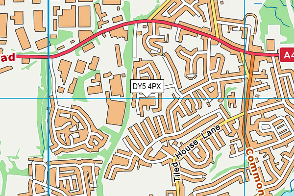 DY5 4PX map - OS VectorMap District (Ordnance Survey)