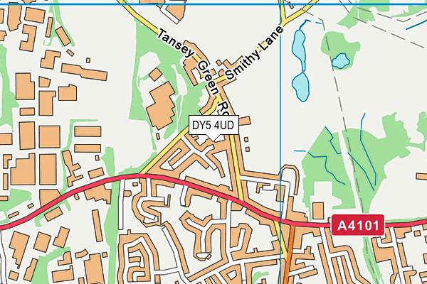 DY5 4UD map - OS VectorMap District (Ordnance Survey)