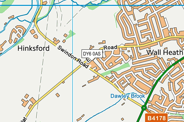 DY6 0AS map - OS VectorMap District (Ordnance Survey)