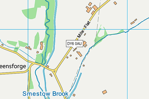 DY6 0AU map - OS VectorMap District (Ordnance Survey)