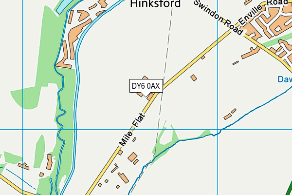 Handrahan Stadium map (DY6 0AX) - OS VectorMap District (Ordnance Survey)