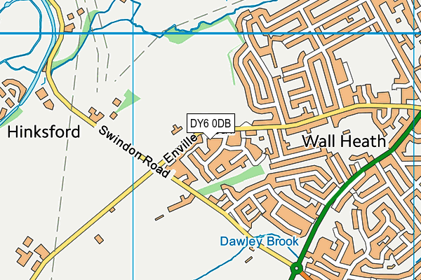 DY6 0DB map - OS VectorMap District (Ordnance Survey)