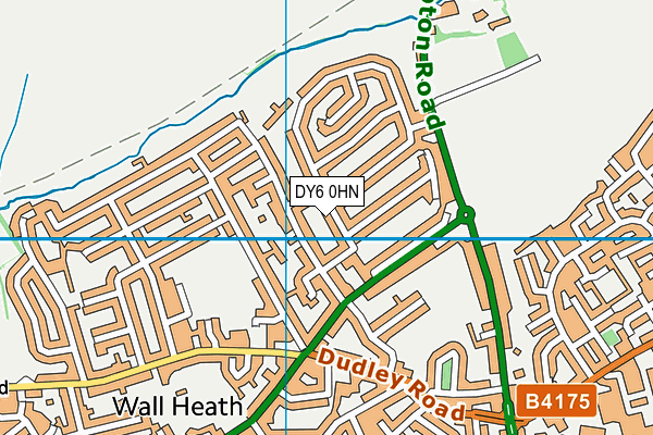 DY6 0HN map - OS VectorMap District (Ordnance Survey)