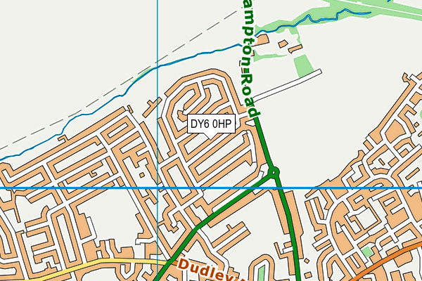 DY6 0HP map - OS VectorMap District (Ordnance Survey)