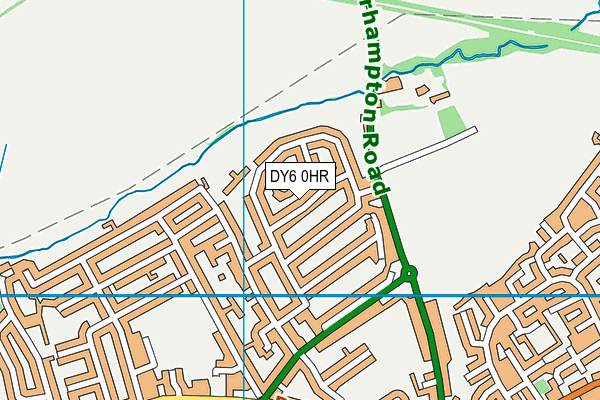 DY6 0HR map - OS VectorMap District (Ordnance Survey)