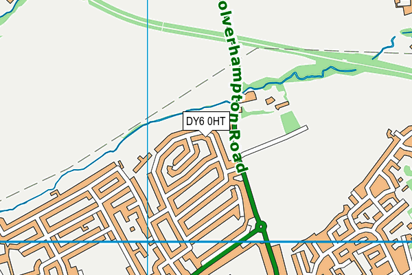 DY6 0HT map - OS VectorMap District (Ordnance Survey)