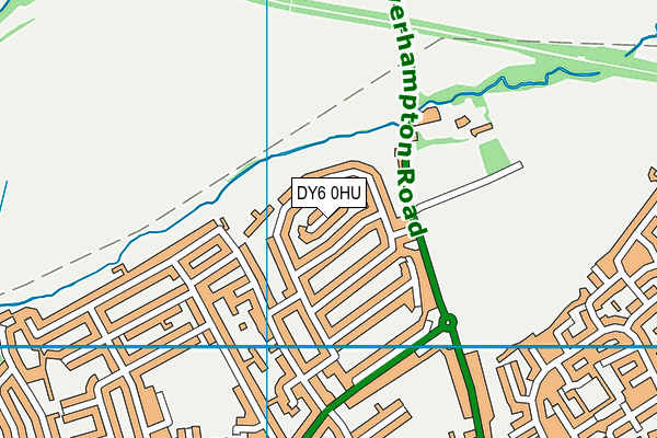 DY6 0HU map - OS VectorMap District (Ordnance Survey)