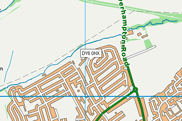 Maidensbridge Primary School map (DY6 0HX) - OS VectorMap District (Ordnance Survey)