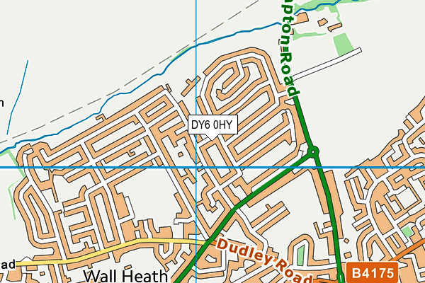 DY6 0HY map - OS VectorMap District (Ordnance Survey)